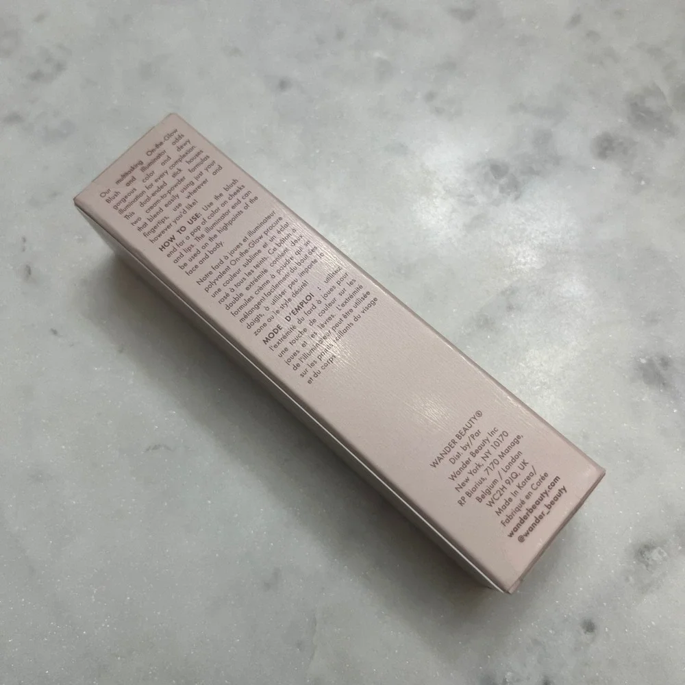 Wander Beauty Blush Illuminator On The‎ Glow CORAL ROSE NUDE GLOW Makeup New